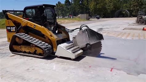 concrete saw attachment for skid steer|hydraulic attachments for skid steer.